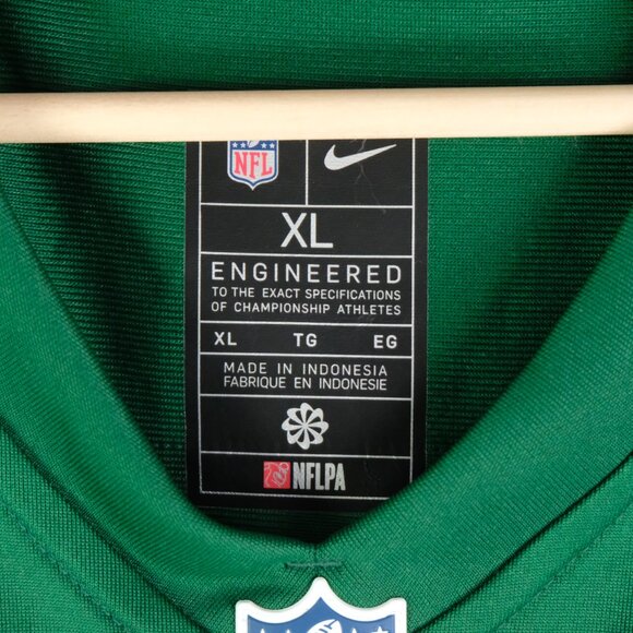 New York Jets Rogers 8 Jersey Mens Extra Large Loose Fit Green Nike NFLPA - Picture 5 of 10